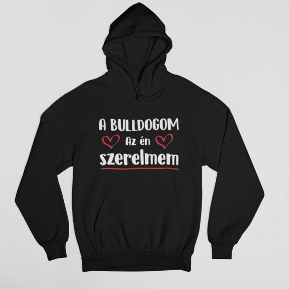 A bulldogom az én szerelmem női pulóver