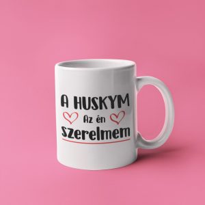 A huskym az én szerelmem bögre