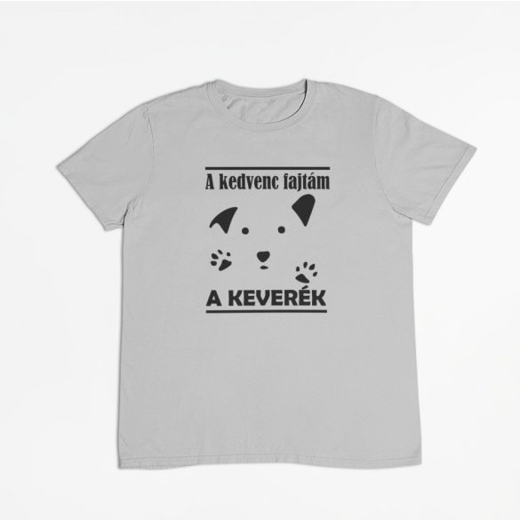 A kedvenc kutyafajtám a keverék férfi póló