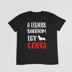 A legjobb barátom egy corgi férfi póló