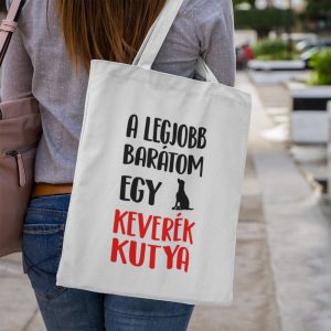 A legjobb barátom egy keverék kutya vászontáska