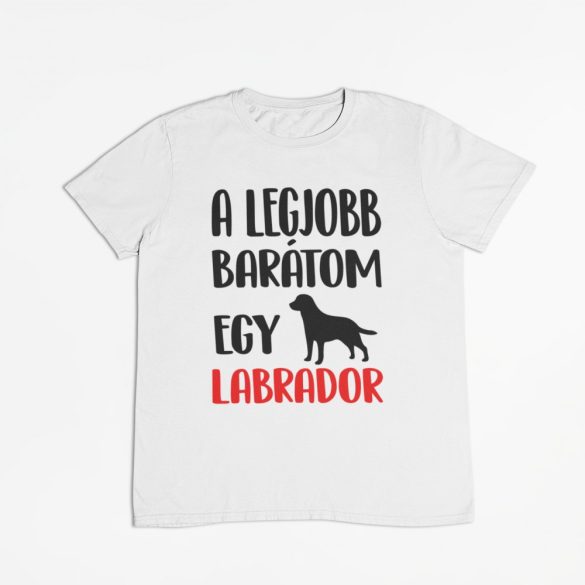 A legjobb barátom egy labrador férfi póló