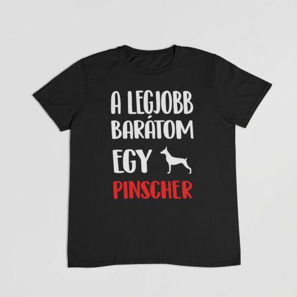 A legjobb barátom egy pinscher férfi póló