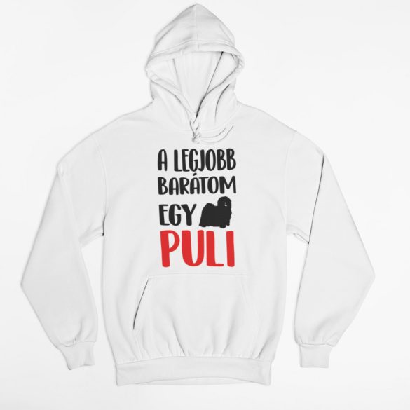 A legjobb barátom egy puli női pulóver