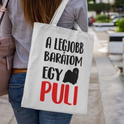 A legjobb barátom egy puli vászontáska