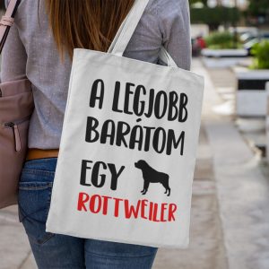 A legjobb barátom egy rottweiler vászontáska