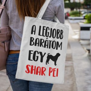 A legjobb barátom egy shar pei vászontáska