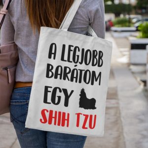 A legjobb barátom egy shih tzu vászontáska