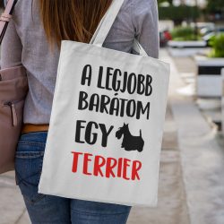A legjobb barátom egy skót terrier vászontáska