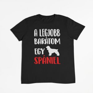A legjobb barátom egy spániel férfi póló