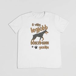 A világ legjobb dobermann gazdija férfi póló