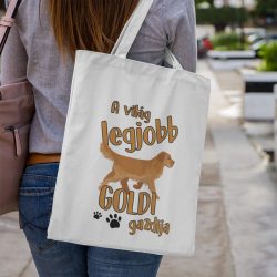 A világ legjobb goldi gazdija vászontáska