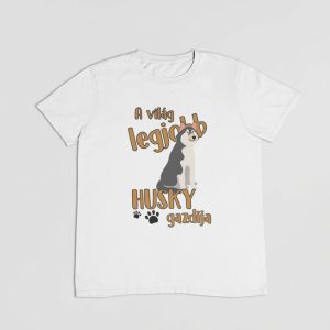 A világ legjobb husky gazdija férfi póló