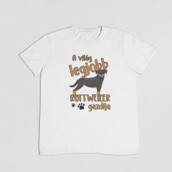 A világ legjobb rottweiler gazdija férfi póló