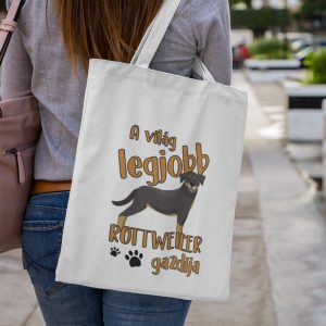 A világ legjobb rottweiler gazdija vászontáska