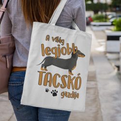 A világ legjobb tacskó gazdija vászontáska