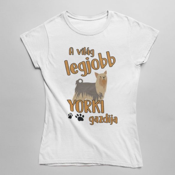A világ legjobb yorki gazdija női póló