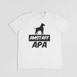 Amstaff apa férfi póló