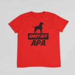 Amstaff apa férfi póló