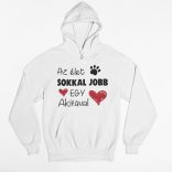 Az élet sokkal jobb egy akitával női pulóver