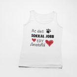 Az élet sokkal jobb egy amstaffal férfi atléta