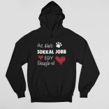 Az élet sokkal jobb egy beagle-el pulóver