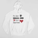 Az élet sokkal jobb egy bernivel pulóver