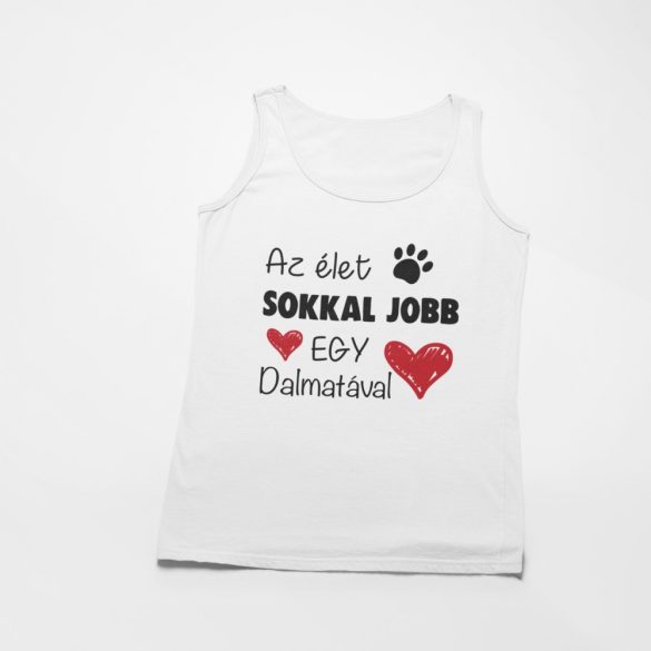 Az élet sokkal jobb egy dalmatával férfi atléta