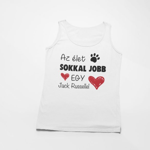 Az élet sokkal jobb egy jack russellel női atléta