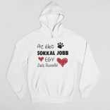 Az élet sokkal jobb egy jack russellel pulóver