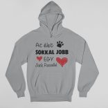 Az élet sokkal jobb egy jack russellel pulóver
