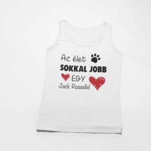 Az élet sokkal jobb egy jack russellel férfi atléta