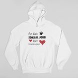 Az élet sokkal jobb egy keverék kutyával pulóver