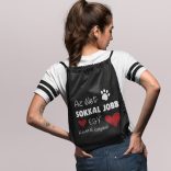 Az élet sokkal jobb egy keverék kutyával tornazsák