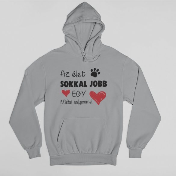 Az élet sokkal jobb egy máltai selyemmel pulóver