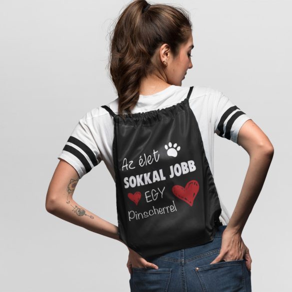 Az élet sokkal jobb egy pinscherrel tornazsák