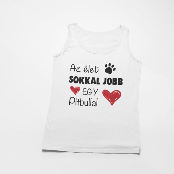 Az élet sokkal jobb egy pitbullal női atléta