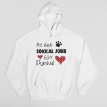 Az élet sokkal jobb egy pumival pulóver