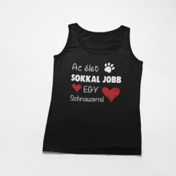 Az élet sokkal jobb egy schnauzerrel férfi atléta