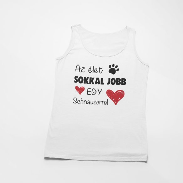 Az élet sokkal jobb egy schnauzerrel női atléta