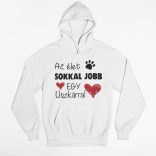 Az élet sokkal jobb egy uszkárral pulóver