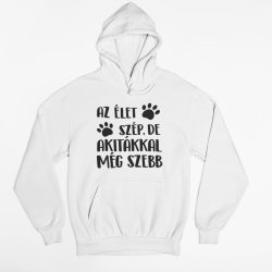 Az élet szép, de akitákkal még szebb férfi pulóver