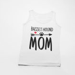 Basset hound mom női atléta