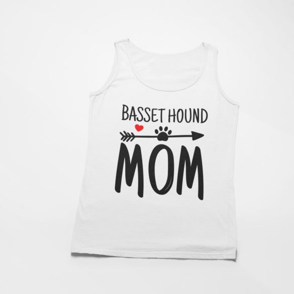 Basset hound mom női atléta