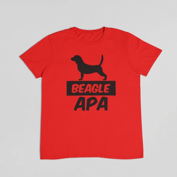 Beagle apa férfi póló