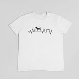 Beagle heartbeat férfi póló