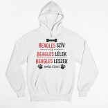 Beagles szív és beagles lélek pulóver