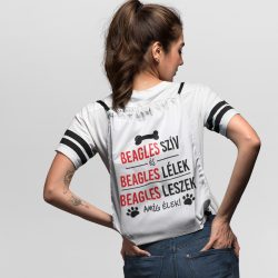Beagles szív és beagles lélek tornazsák