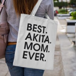 Best akita mom ever vászontáska