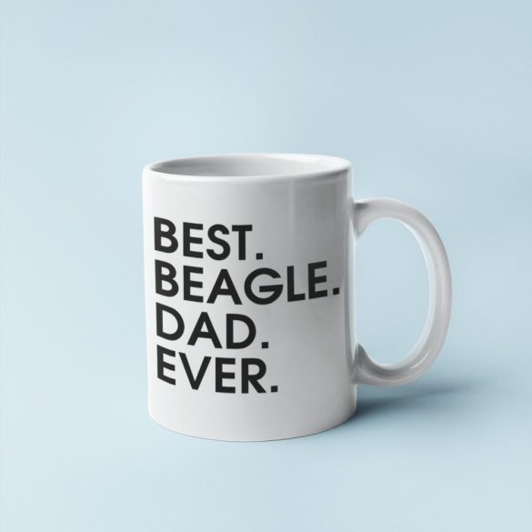Best beagle dad ever bögre